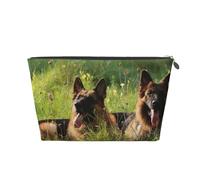 Perro Pastor alemán Impreso, Bolsa de artículos de tocador Bolsa de Maquillaje Bolsa de cosméticos Bolsa de artículos de tocador de Viaje portátil