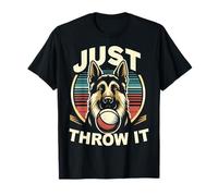 Perro pastor alemán Just Throw It Dogs Dueño del perro Camiseta