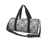 Perro Pastor Australiano Blue Merle Sencillo Gris, Bolsa de Viaje de Gran Capacidad, Bolso Redondo, Bolsa de Viaje Deportiva, Bolsa de Mano, Bolsa de Fitness
