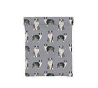 Perro Pastor Australiano Blue Merle Sencillo Gris, Squeeze Top Wallet Bolsa de Almacenamiento para Mujer Monedero pequeño Bolsa de Cambio