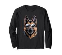 Perro Pastor con Gafas de Sol Perros Adoran a los Perros Manga Larga