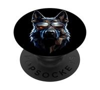 Perro Pastor con Gafas de Sol Perros Adoran a los Perros PopSockets PopGrip Adhesivo