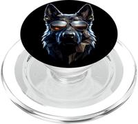 Perro Pastor con Gafas de Sol Perros Adoran a los Perros PopSockets PopGrip para MagSafe