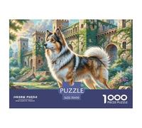 Perro Pastor de Asia Central Puzzle 1000 Piezas para Entretenimiento Creativo Regalo Diversión Decoración del Rompecabezas Juguetes Desafiantes Adultos Y Niños A Partir De 12 Años 70x50cm/1000pcs
