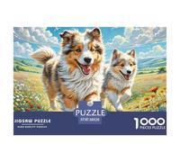 Perro Pastor de Asia Central Puzzle 1000 Piezas para Pasatiempo Creativo Regalo Diversión Decoración del Rompecabezas Desafiante Noches De Juegos Adultos Y Niños A Partir De 12 Años 38x26cm/1000pcs