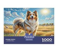 Perro Pastor de Asia Central Puzzle Imposible,desafío para Adultos Entretenimiento Creativo 1000 Piezas Obra De Arte De Juego De para Adultos Y Niños A Partir De 12 Años 70x50cm/1000pcs
