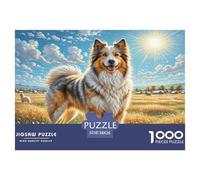 Perro Pastor de Asia Central Rompecabezas Imposible,desafío for Adults Entretenimiento Creativo 1000 Piezas Obra De Arte De Juego De para Adultos, Regalos A Partir De 14 Años 38x26cm/1000pcs