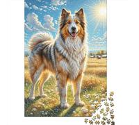 Perro Pastor de Asia Central Rompecabezas Imposible,desafío for Adults Entretenimiento Creativo 1000 Piezas Obra De Arte De Juego De para Adultos Y Niños A Partir De 12 Años 1000pcs (75x50cm)