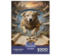 Perro Pastor inglés Antiguo Puzzle De 1000 Piezas Un Desafiante Juguetes Resistentes A La Presión Familiar Regalos Familiares para Adultos Y Niños 38x26cm/1000pcs