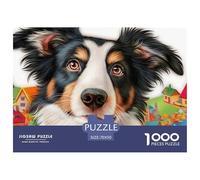 Perro Pastor Juego De Puzzle En Familia Una Tormenta De Color Y Desafío - El Regalo Original Que Hará Inolvidable Tu Navidad, Recomendado para +14 70x50cm/1000pcs