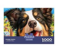 Perro Pastor Rompecabezas para Adultos Un Desafío Lleno De Color Y Detalle Triunfa Entre Hombres Y Mujeres A Partir De 14 Años 52x38cm/1000pcs