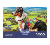 Perro Pastor Rompecabezas para Adultos Una Obra De Arte Que Supone Un Gran Desafío Fascinará A Hombres Y Mujeres (A Partir De 14 Años) 70x50cm/1000pcs