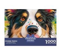 Perro Pastor Rompecabezas para Adultos Una Obra De Arte Que Supone Un Gran Desafío Fascinará A Hombres Y Mujeres (A Partir De 14 Años) 38x26cm/1000pcs