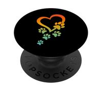 Perro Pata corazón bebé Perro Patas dueño del Perro - Perro Pata PopSockets PopGrip Adhesivo