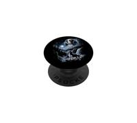 Perro Pirata Retro Cavalier King Charles Spaniel Moon de los 90 PopSockets PopGrip Adhesivo