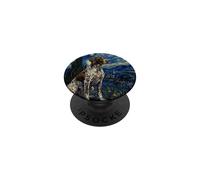 Perro Pointer Portugués Van Gogh Noche Estrellada PopSockets PopGrip Adhesivo