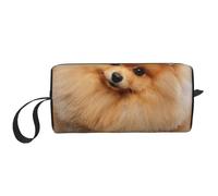 Perro Pomerania Cachorro Lindo, Bolsa de Maquillaje Bolsa de cosméticos Bolsa de artículos de tocador de Viaje portátil Bolsa de Maquillaje