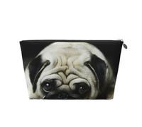 Perro Pug, Bolsa de artículos de tocador Bolsa de Maquillaje Bolsa de cosméticos Bolsa de artículos de tocador de Viaje portátil