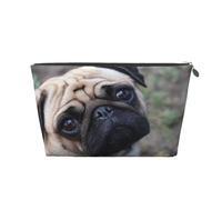 Perro Pug Gracioso Mírate, Bolsa de artículos de tocador Bolsa de Maquillaje Bolsa de cosméticos Bolsa de artículos de tocador de Viaje portátil