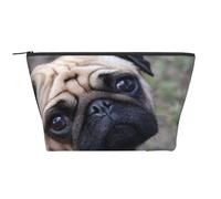 Perro Pug Gracioso Mírate, Bolsa de artículos de tocador Bolsa de Maquillaje Bolsa de cosméticos Bolsa de artículos de tocador de Viaje portátil
