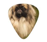 Perro Pug Impreso,12 púas de guitarra, 3 grosores diferentes para guitarra acústica, bajo y ukelele