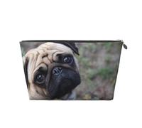 Perro Pug Impreso, Bolsa de artículos de tocador Bolsa de Maquillaje Bolsa de cosméticos Bolsa de artículos de tocador de Viaje portátil