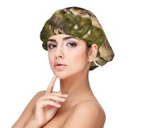 Perro Pug Impreso,Gorro de dormir de satén ajustable para adultos, de seda, elástico, para dormir, para mujer