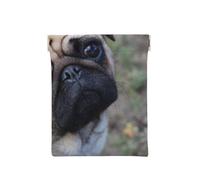 Perro Pug Impreso, Squeeze Top Wallet Bolsa de Almacenamiento para Mujer Monedero pequeño Bolsa de Cambio