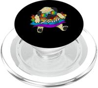 Perro Pug Orgullo Gay Orgullo LGBT LGBTQ Transgénero Arco Iris PopSockets PopGrip para MagSafe