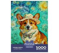 Perro Puzle 1000 Piezas - Arte Mural para Salón U Oficina, Impresión Vívida, Antiestrés, Póster Incluido, 70x50cm/1000pcs