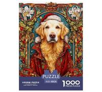 Perro Puzle 1000 Piezas Mascota Adorable - Desafío Decorativo, Mindfulness En Pareja, Póster 1:1, 38x26cm/1000pcs