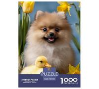 Perro Puzle 1000 Piezas Mascota Adorable - Desafío Decorativo, Mindfulness En Pareja, Póster 1:1, 70x50cm/1000pcs