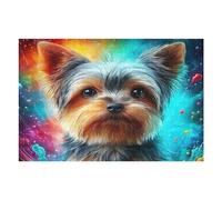 Perro Puzzle 1000 Piezas Estera Portátil 3D Ciencia ficción Rompecabezas Familiar para Hombres Y Mujeres Aliviar Estrés Decoración Hogar 1000 PCS