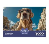 Perro Puzzle 1000 Piezas Mascota Adorable Cachorro Adorable - Arte DIY, Experiencia Calmante, Caja De Colección, 70x50cm/1000pcs