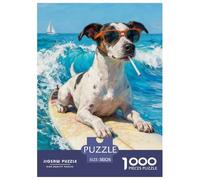 Perro Puzzle 1000 Piezas Mascota Adorable Cachorro Adorable - Colección Artística, Experiencia Zen En Casa, Packaging Cuidado, Póster, 38x26cm/1000pcs