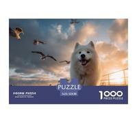 Perro Puzzle 1000 Piezas Mascota Adorable Cachorro Adorable - Colección Artística, Experiencia Zen En Casa, Packaging Cuidado, Póster, 52x38cm/1000pcs