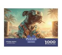 Perro Puzzle 1000 Piezas Mascota Adorable - Colección Artística, Experiencia Zen En Casa, Packaging Cuidado, Póster, 70x50cm/1000pcs