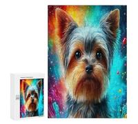Perro Puzzle 300 Piezas Estera Portátil Ciencia ficción Rompecabezas 3D para Adultos Y Niños A 12 Años DIY Creativo Aliviar Estrés Decoración del Hogar 300 PCS