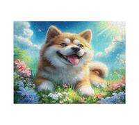 Perro Puzzles 500 Piezas Maquetas 3D Construir Sin Pegamento Ciencia ficción Rompecabezas Educativo para Familia Desafío Intelectual Decoración Hogar 500 PCS