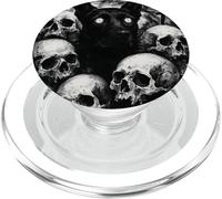 Perro Quiere un Halloween satánico con Terror gótico PopSockets PopGrip para MagSafe