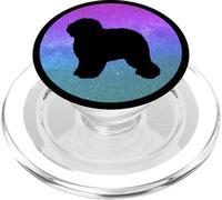 Perro Raza Antiguo perro pastor inglés Galaxia Espacio PopSockets PopGrip para MagSafe
