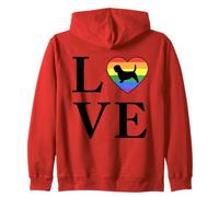 Perro Raza Basset Griffon Vendeen Grand Palabra Amor Sudadera con Capucha