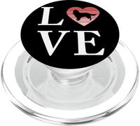 Perro Raza English Springer Spaniel Palabra Amor Tipografía PopSockets PopGrip para MagSafe
