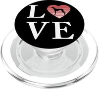 Perro Raza Old Croatian Sighthound Palabra Amor Tipografía PopSockets PopGrip para MagSafe