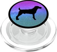 Perro Raza Parson Russell Terrier Galaxia Espacio PopSockets PopGrip para MagSafe