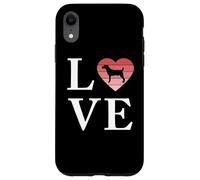 Perro Raza Parson Russell Terrier Palabra Amor Tipografía Carcasa para iPhone XR
