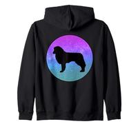 Perro Raza Pastor Inglés Galaxia Espacio Sudadera con Capucha