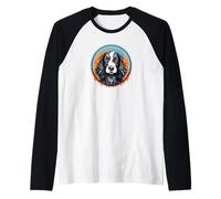 Perro Raza-Perro Accesorios English Springer-Spaniel Perros Camiseta Manga Raglan