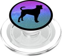 Perro Raza Perro de granja sueco danés Galaxia Espacio PopSockets PopGrip para MagSafe