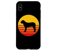 Perro Raza Rafeiro Do Alentejo Perro Silueta Retro Carcasa para iPhone XS Max